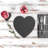 Argon Tableware - Heart Slate Placemats - 25cm