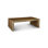 Waterfall Solid Wood Sled Coffee Table