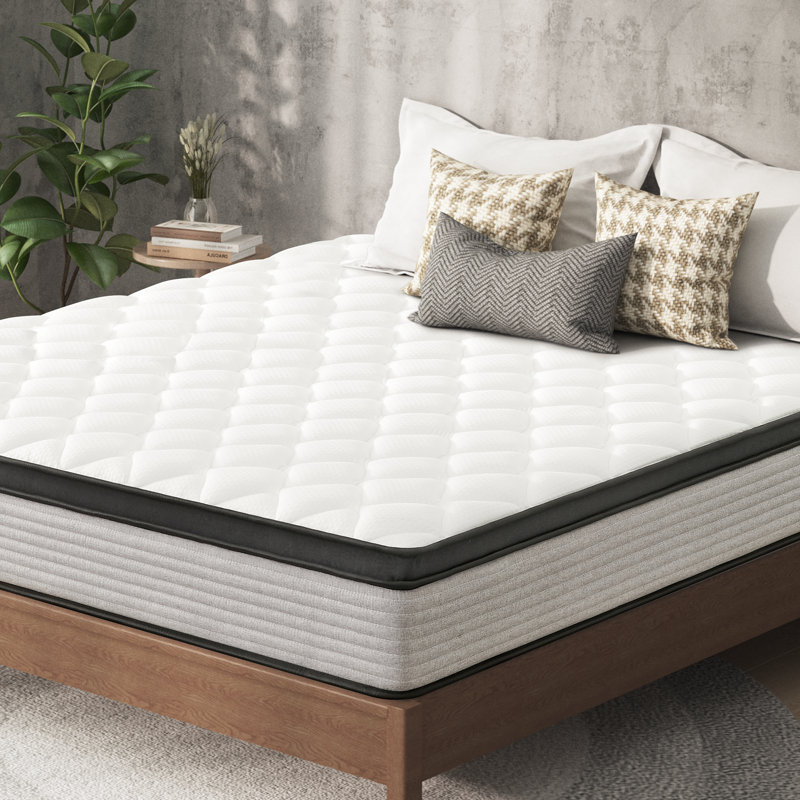 12-Inch  Pocket Spring & Memory Foam Hybrid Mattress For Cool Comfort And Lasting Support, Full