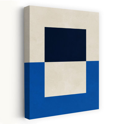 Geometric Color Block Abstract Contemporary Wall Art Print