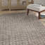Tapis gris en jute et laine noué à la main Aldershot-1973704074
