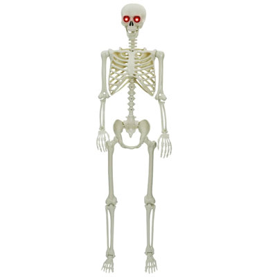  Halloween Skeleton White Plastic