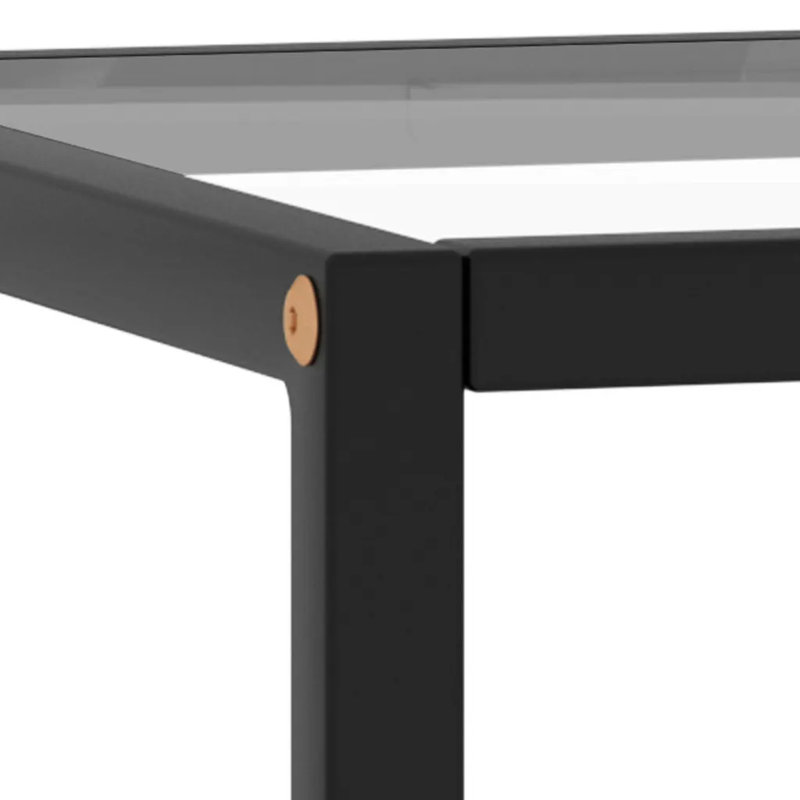 Filadelfio Glass Top Frame End Table, Transparent