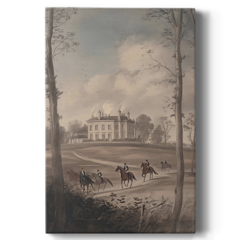 Toile tendue avec paysage LII Gallery - prête à être accrochée, H 18 po x l 12 po