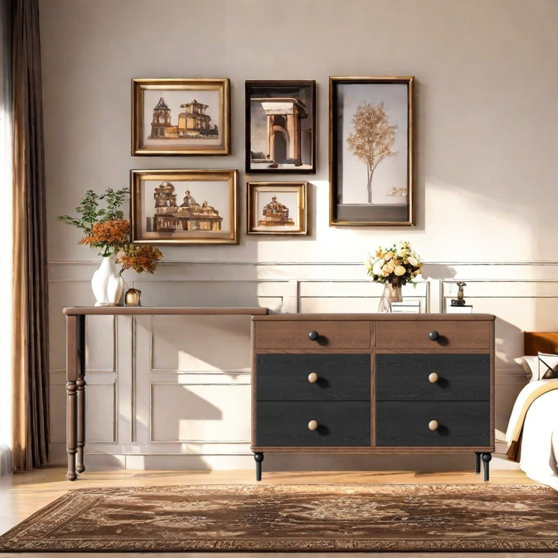 Vintage Bedroom Multi-Function Dresser