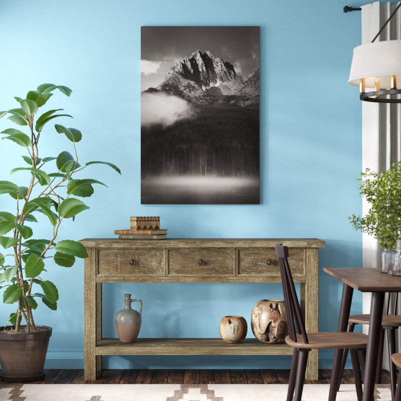Little Redfish Lake Mist I by Alan Majchrowicz - No Frame Print on Canvas, 122cm H x 81cm W x 3.8cm D