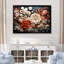 Art mural abstrait sur toile florale, impression moderne de fleurs de corail - Fleurs de corail abstraites II-570504503-570504490