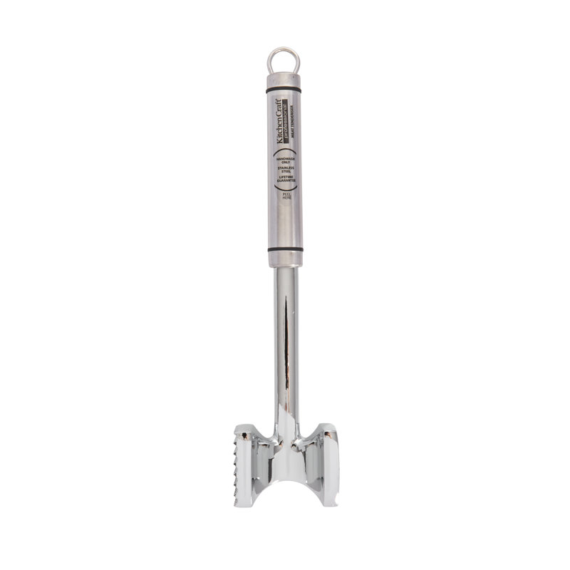 Professional Long Oval Handled Meat Tenderiser Hammer
