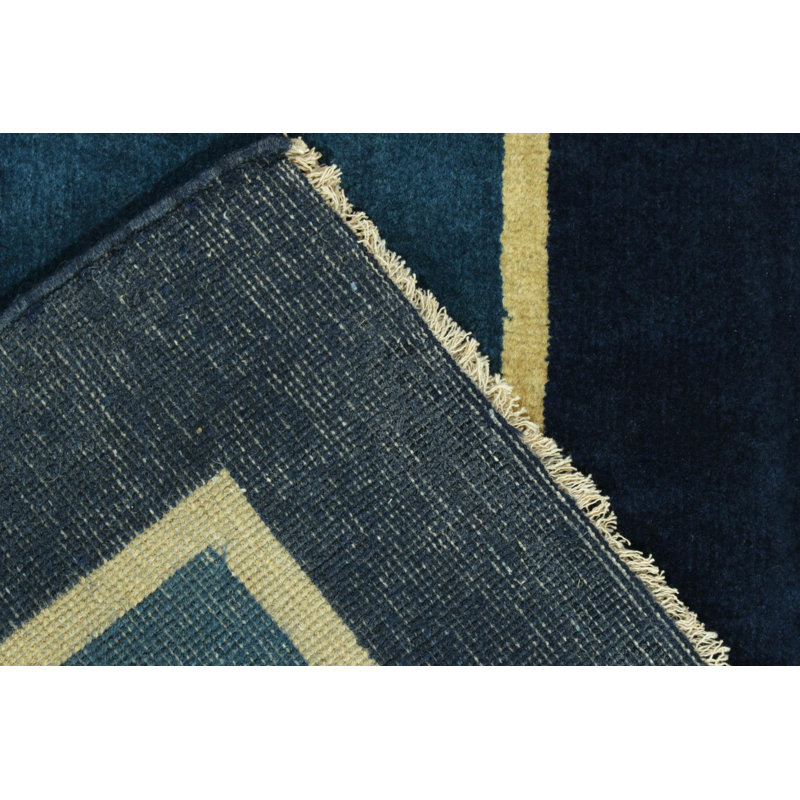 One-of-a-Kind 2’1”x 4’ Hand Knotted Area Rug