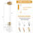 Transitional Pendant Light Seeded Glass Shade Adjustable Cord
