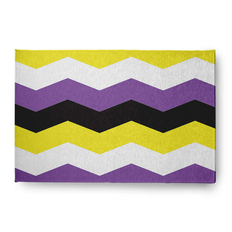 Chenille Chevron Indoor Rug