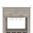 Memphis Bar Cart, Twelve Built-In Wine Rack, Four Legs, One Open Shelf -Light Gray