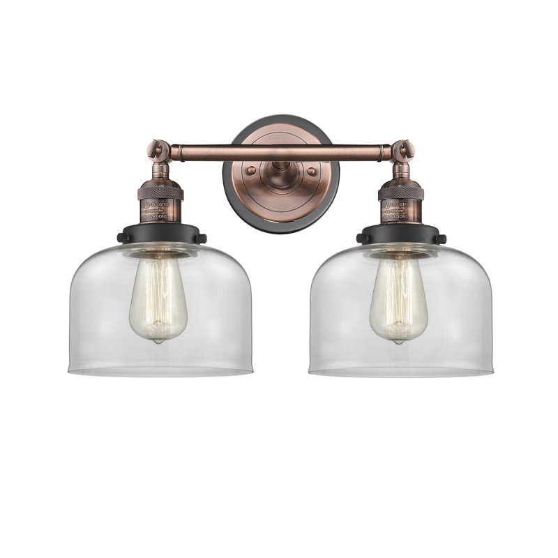 Anglo 2 - Light Dimmable Vanity Light, Clear