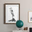 Shoreline Heron In B&W II - peinture encadrée-1032955130-1032955133