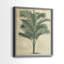 «Burlap Palm Silhouette III», reproduction encadrée de qualité supérieure - prête à être accrochée - aucun clou requis - aucun clou requis-961617282-961617280