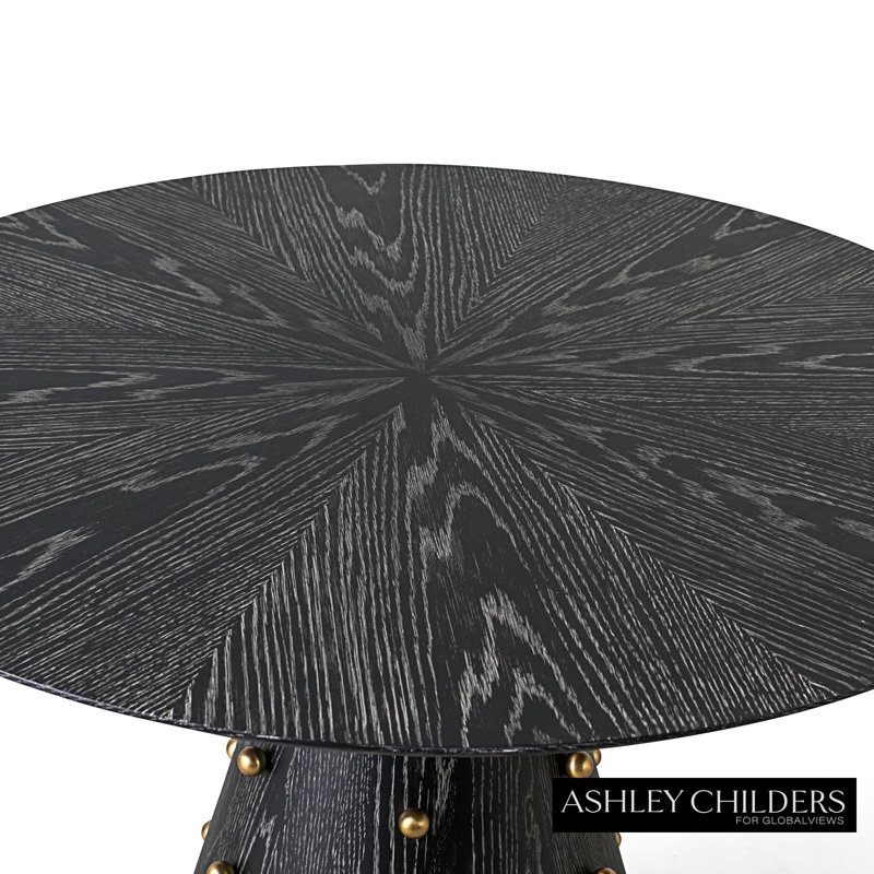 Spheres Center Table, 30"H x 40"L x 40"W, Black