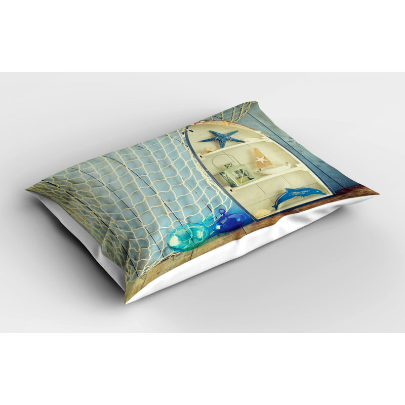 Narwhal Polyester Sham Set, Queen