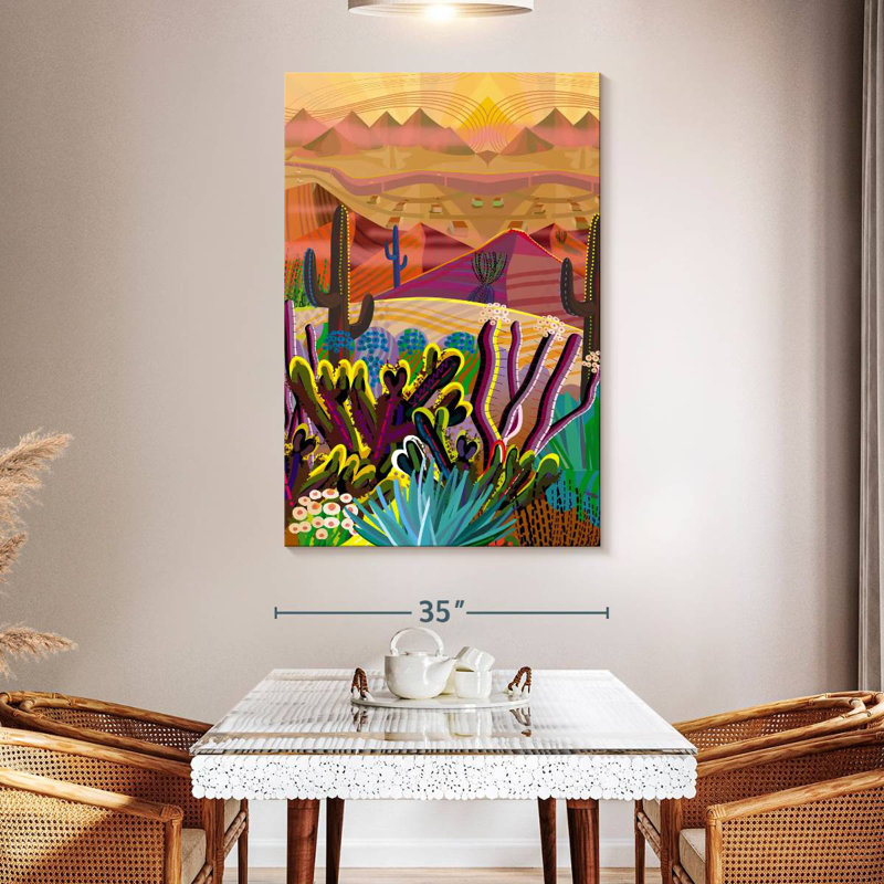 Harnek High On A Mountain Top, 51" H x 34" W