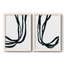 Onyx Ribbon I-Premium, toile encadrée - prête à être accrochée-376177173-376177174