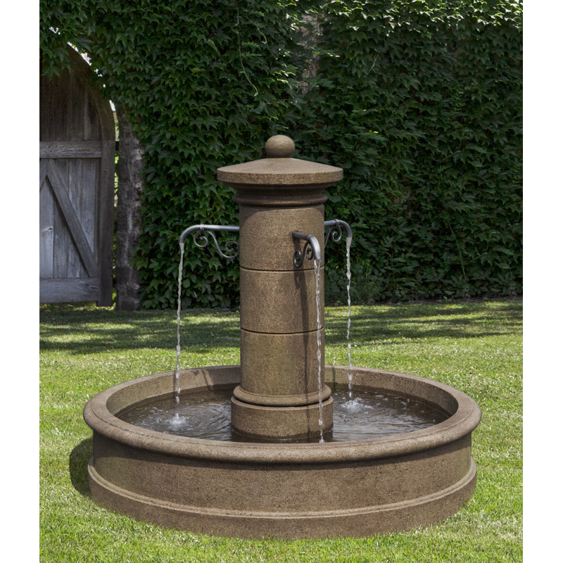 Avignon Fountain, Aged Limestone