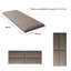 Kaiyla 30 cm x 75 cm Peel and Stick Upholstered Wall Paneling in Mineral