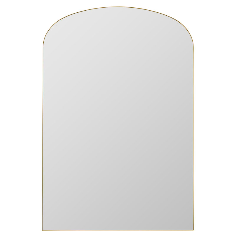 Eaton Metal Floor Mirror, Silver
