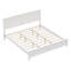 Lit plateforme moderne en bois massif avec support de lattes robuste-1166858649