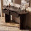 Console cannelée 55 po avec 2 tiroirs de rangement, canapé d'entrée en bois pour canapé derrière le canapé-126700153-126700154