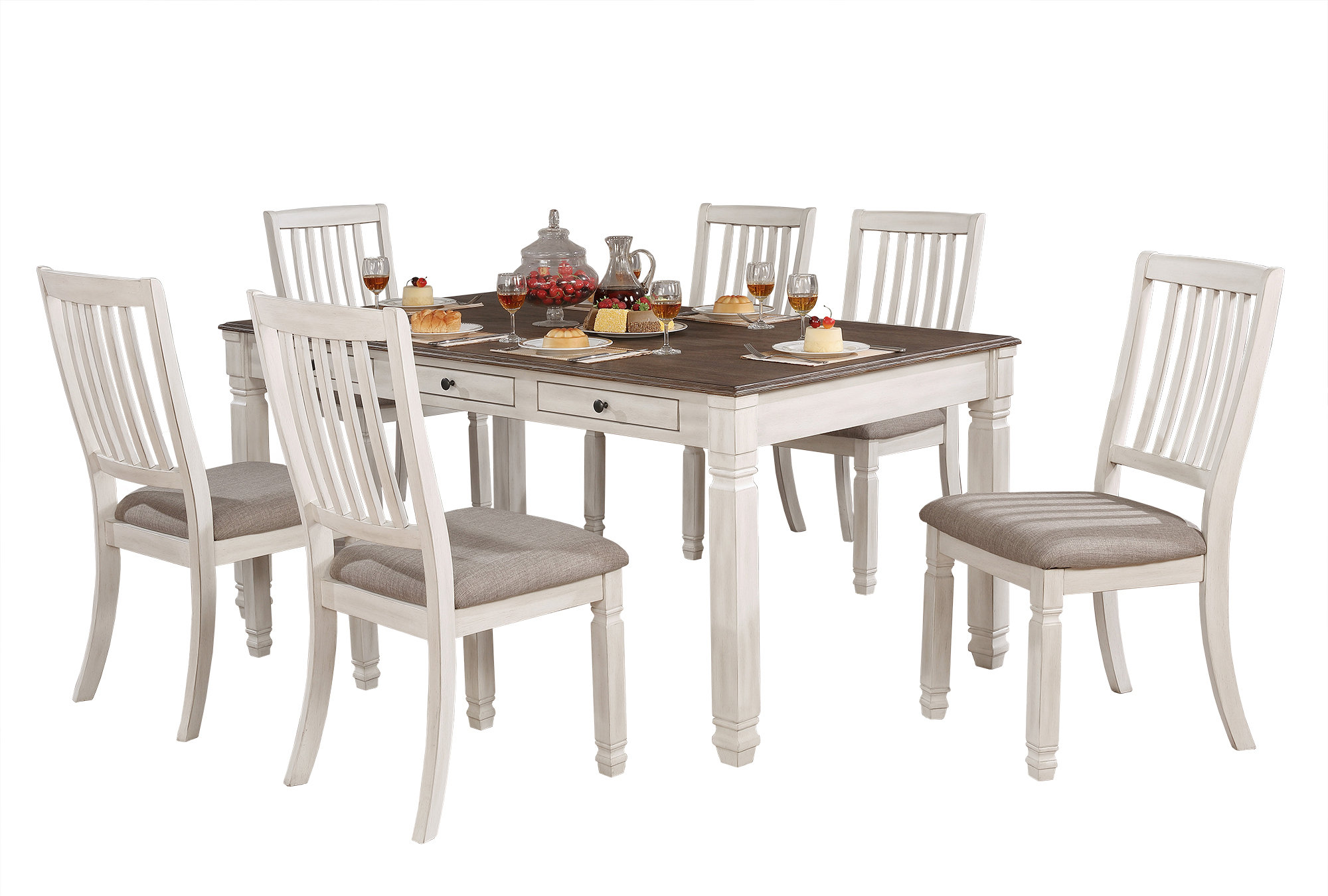 Rosalind Wheeler Sinegal 7 - Piece Dining Set - Wayfair Canada