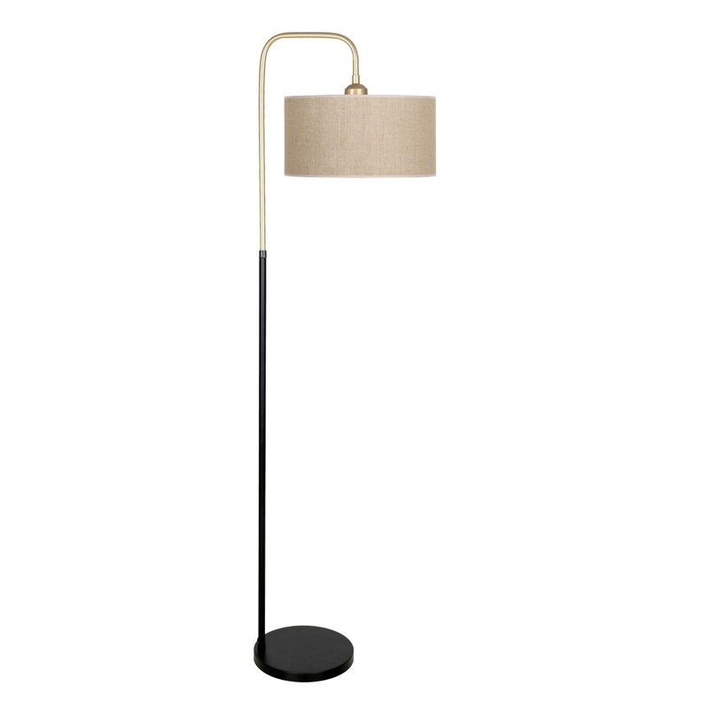 Stylish Floor Lamp with Metal Body, 63.0 in Height, 15.7 in Diameter | E27 Socket, Max 40W, IP20 Rated | Includes Setup Instructions | Perfect for Living Room, Bedroom, or Office Decor, Modern & Elegant Design