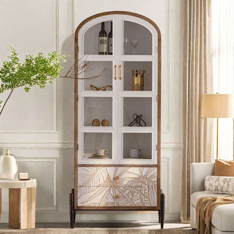 Retro Multi-Purpose Solid Wood Bookcase