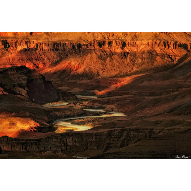 Canyon View I by David Drost - Wrapped Canvas Art Prints, 30cm H x 46cm W x 3.8cm D