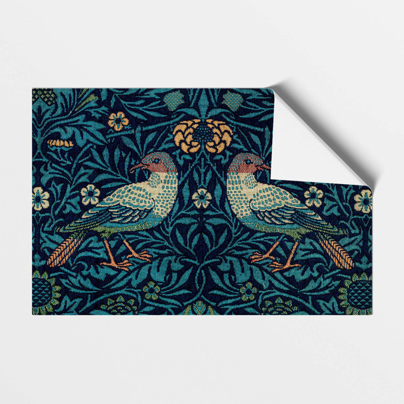 Flowers & Birds Pattern by William Morris - Frameless Print, 42 cm H x 29.7 cm W