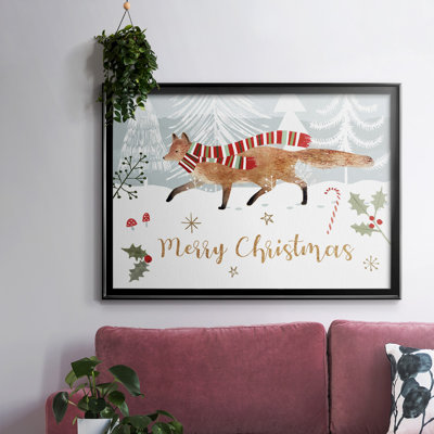Woodland Christmas Collection A - Reproduction de photo sur toile simple