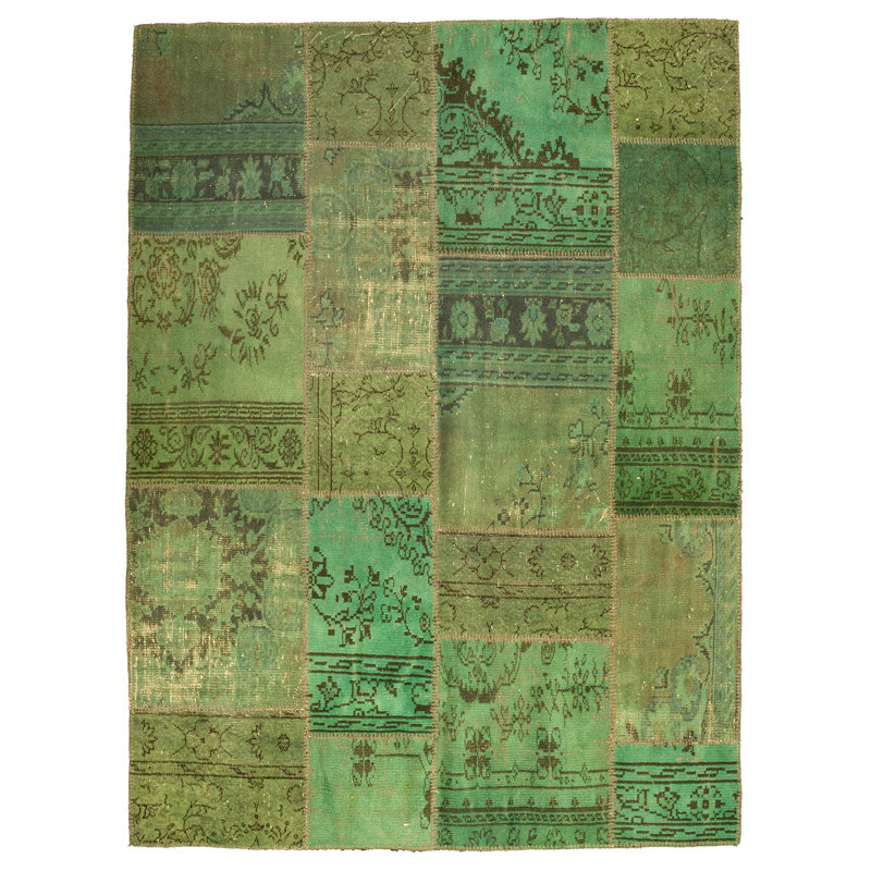 One-of-a-Kind 6' X 8'1" Wool Area Rug in Green