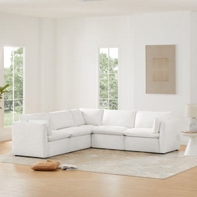 Canapé modulaire 5 pièces rembourré