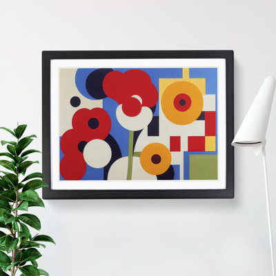 Entrancing Abstract Flowers - Single Picture Frame Print
