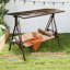 3 Person Porch Swing with Canopy