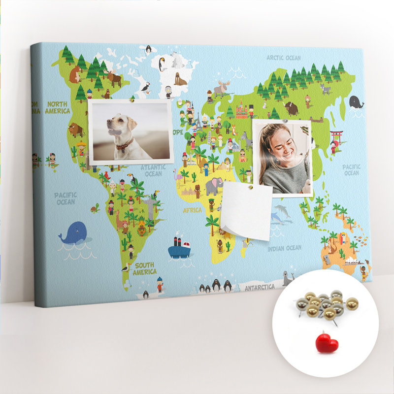 Maikia Cork Corkboard / Bulletin Board
