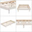Base de lit plateforme flottante blanc moderne Modern-890589644