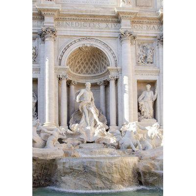 Trevi Fountain In Afternoon Light I by Laura DeNardo - Painting on Canvas