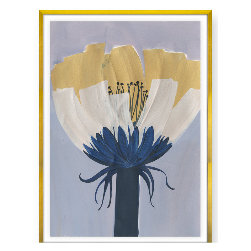 Yellow Cap Print by Morlock, Jody, 49" H x 36" W, Gold Framed