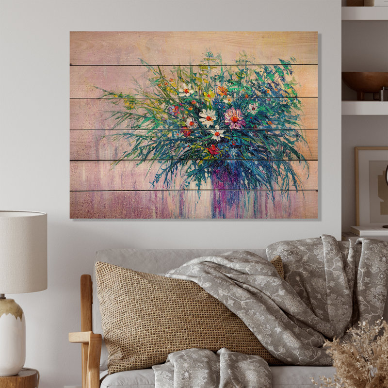 «Life Style», impression d'art mural en bois traditionnel, H 24 po x l 36 po x P 1 po