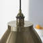 Ziemer 1 - Light Antique Brass Dome Pendant-1149135895