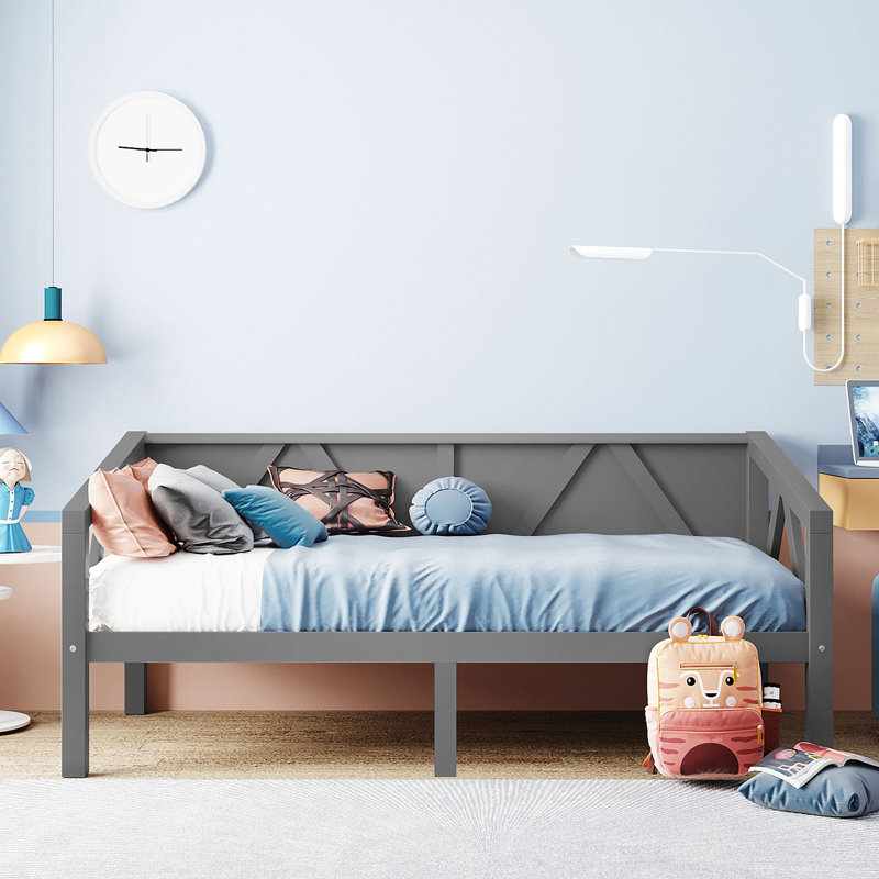 Lit de jour simple, Gris
