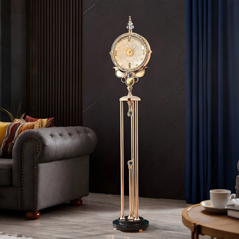Horloge de luxe or