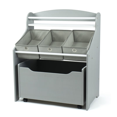 Organisateur de jouets avec bacs Milas 3-en-1