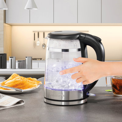 Daewoo 1.5L Glass Electric Tea Kettle