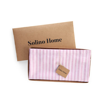 Amalfi Stripe - 100% Pure Linen Tablecloth