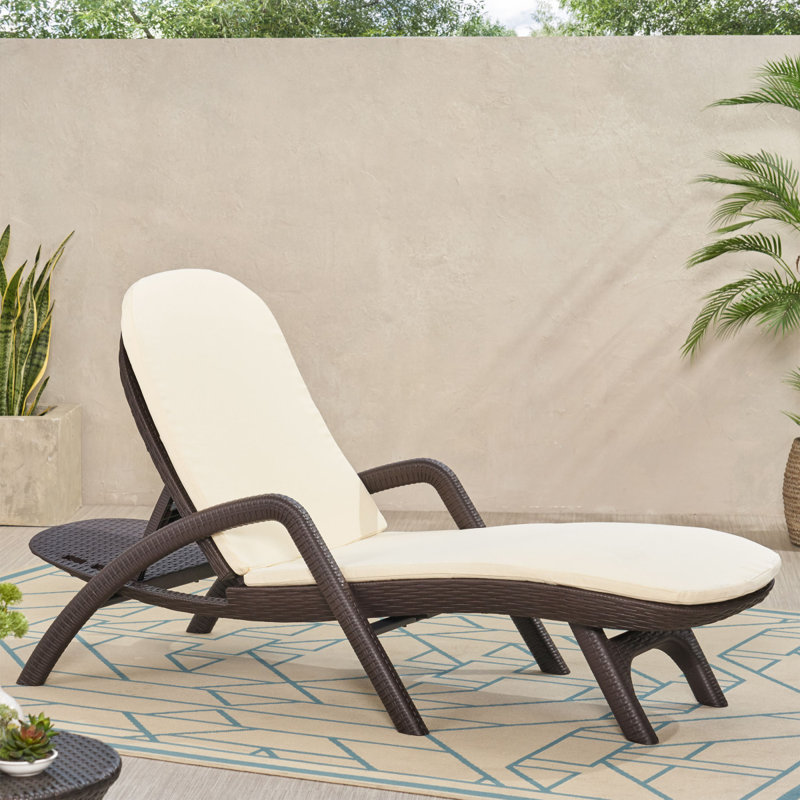 Cushbge Mp1 Mikael Chaise Lounge Cushion (Only Cushion), Beige, 1